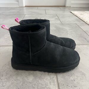 Black UGG boots in size 11